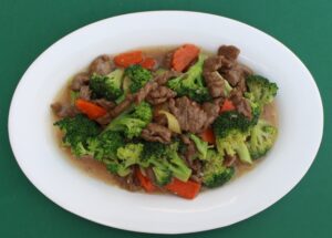 beef with broccoli (V)