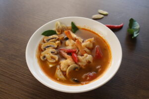 Thai Spicy Prawns Tom Yum Soup (V)